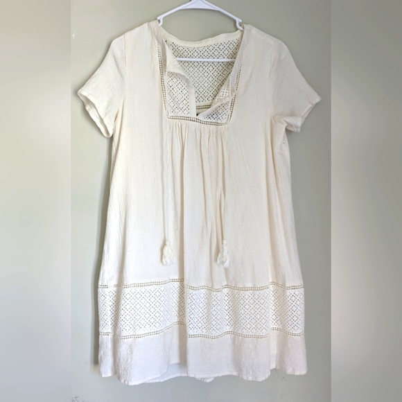 Doe & Rae Dresses & Skirts - BOHO Doe & Rae Medium Midi Cream Dress